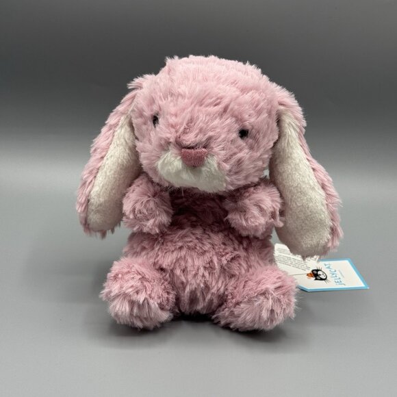 Jellycat Tulip Pink Yummy Bunny Plush Stuffed Toy 6" NEW Authentic U.S. Seller - Picture 1 of 7